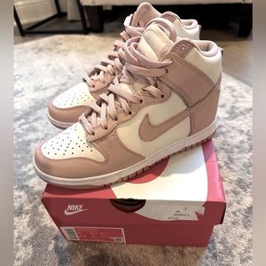 Nike dunk high phantom pink Oxford